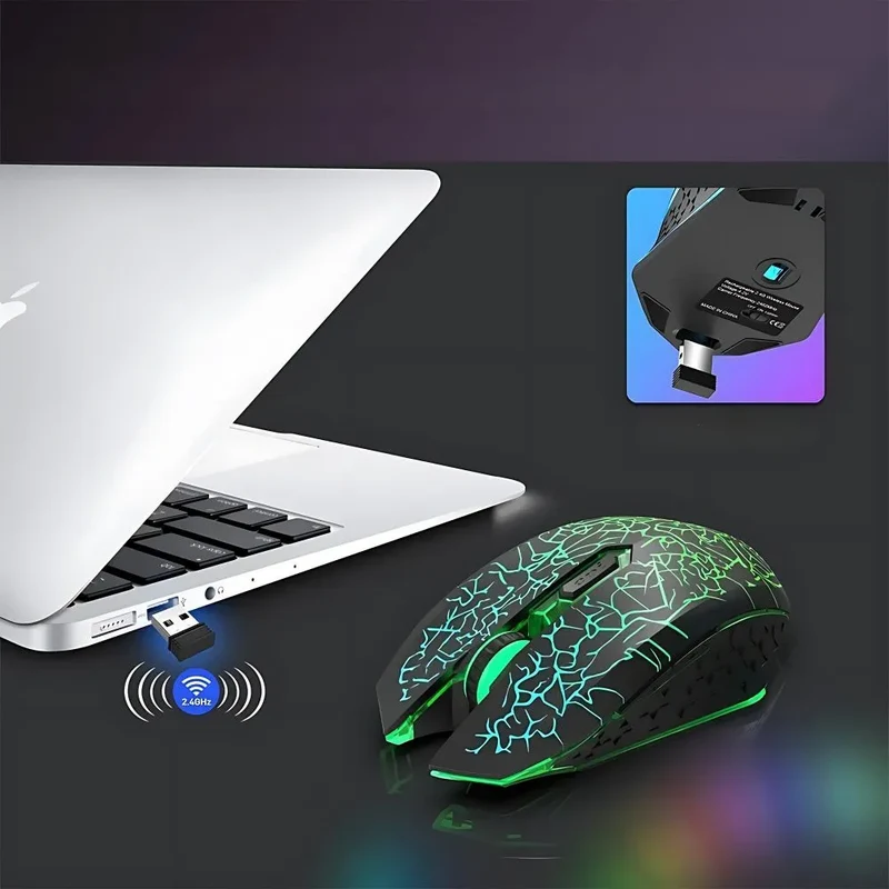 Helios XD5 Souris Sans-fil LED - Précision & Confort Ergonomique