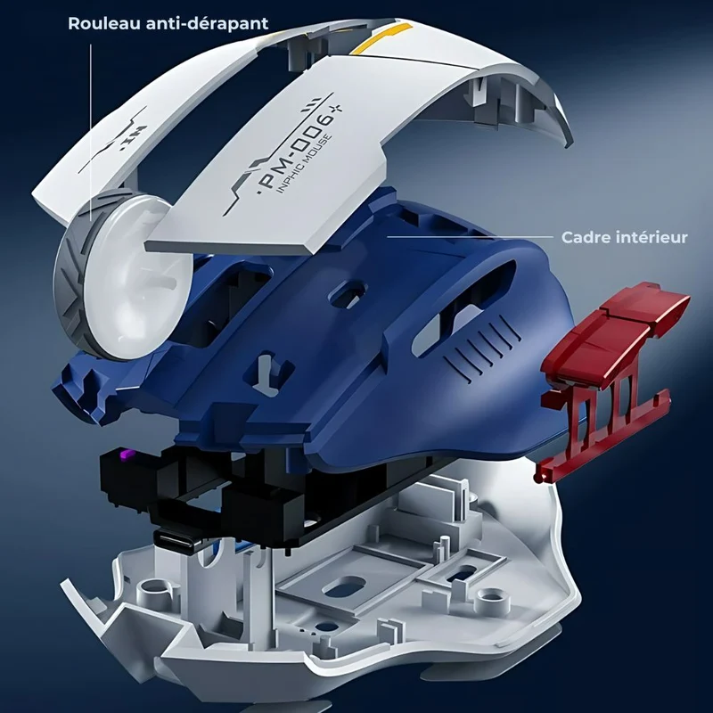 Souris Gamer Sans-fil Multimode - Précision 10 000 DPI