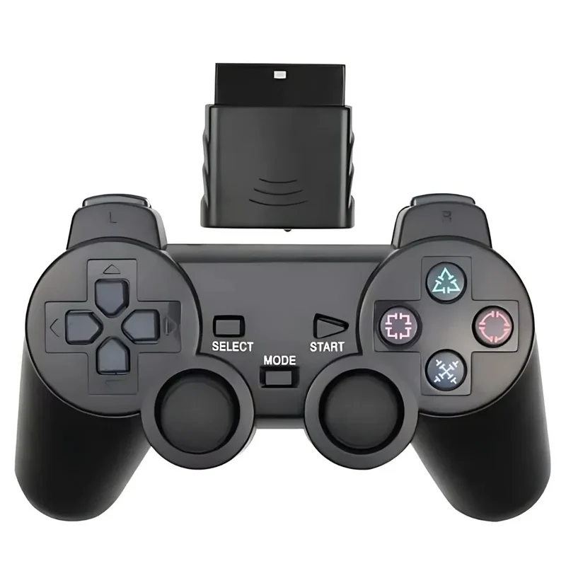 Manette PS2 Sans Fil avec Vibration – Immersion et Précision
