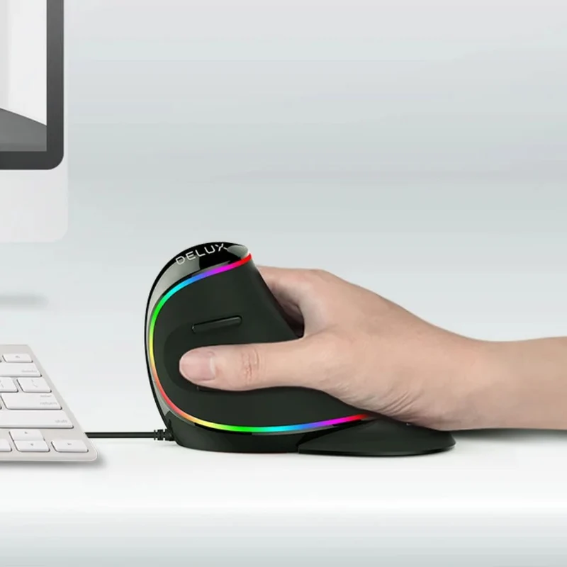 Souris Ergonomique Gamer Sans Fil – Précision et Confort