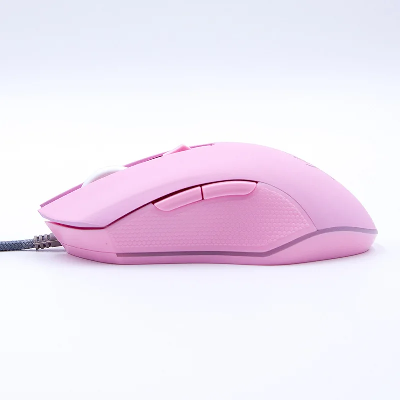 Souris Gaming Rose Filaire