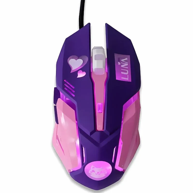 Souris Gamer Filaire 2400 DPI - Précision et Confort Silencieux