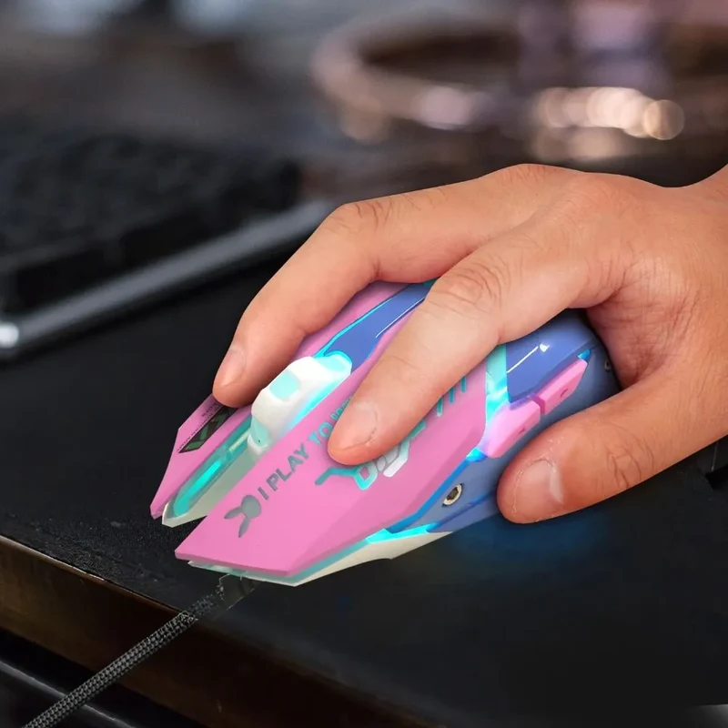 Souris Gamer Filaire 2400 DPI - Précision et Confort Silencieux