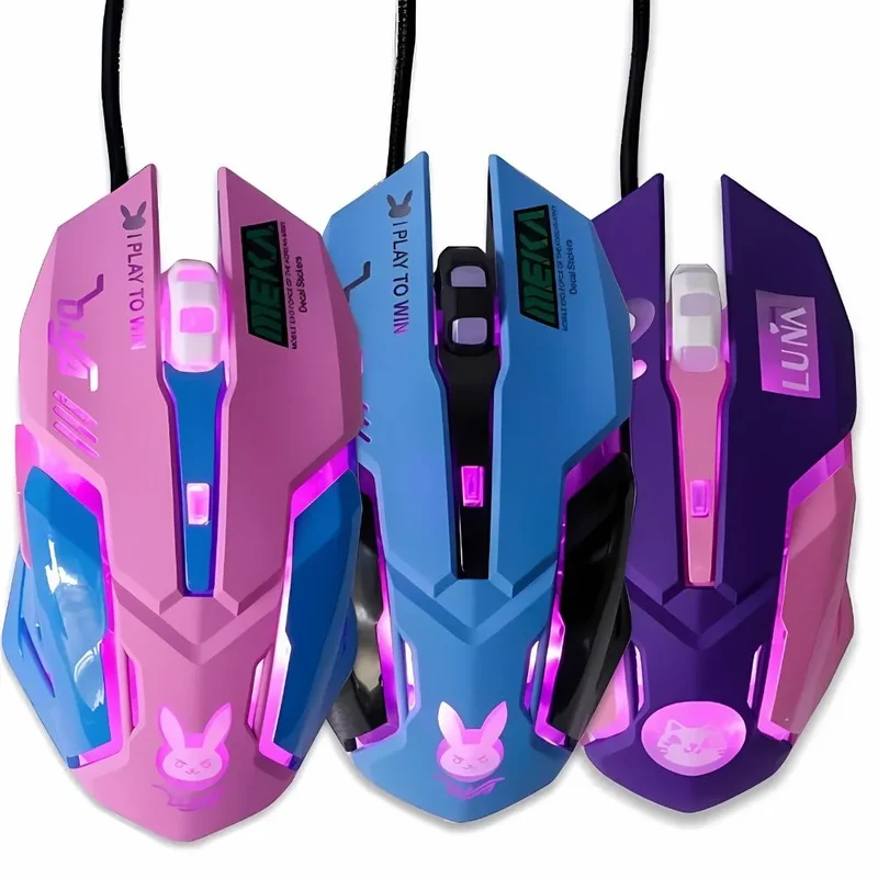 Souris Gamer Filaire 2400 DPI - Précision et Confort Silencieux