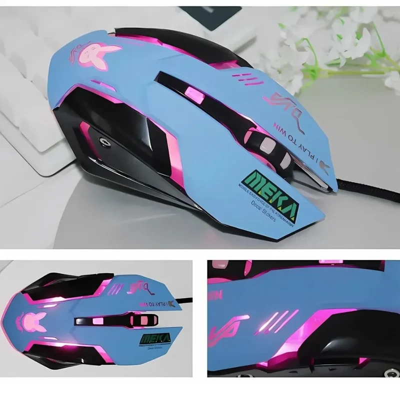Souris Gamer Filaire 2400 DPI - Précision et Confort Silencieux