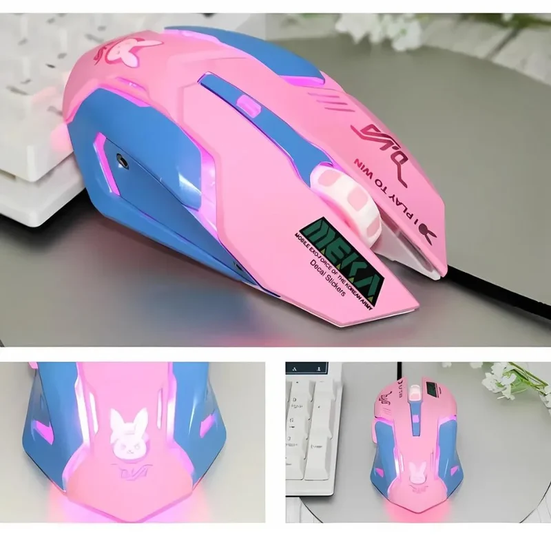 Souris Gamer Filaire 2400 DPI - Précision et Confort Silencieux