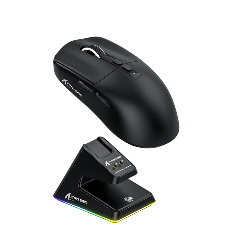 Souris Gamer Sans Fil Attack Shark X6 – Précision et Confort Ultimes