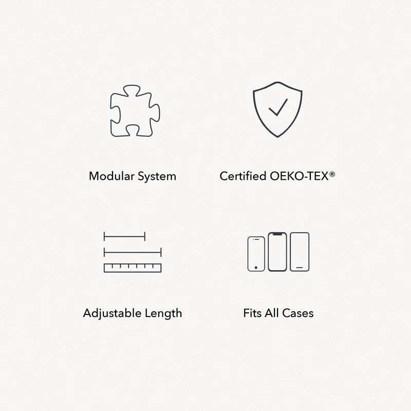 Cordon interchangeable / chaîne pour téléphone portable