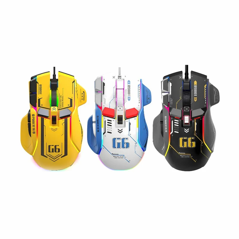 Souris Gamer Mecha – Précision, Réactivité et Style