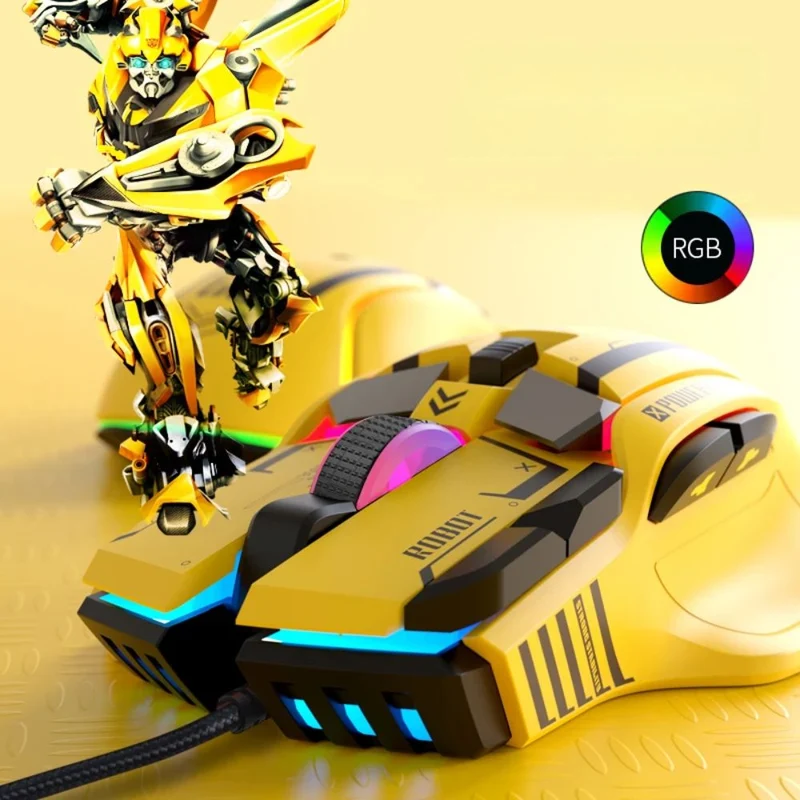 Souris Gamer Mecha – Précision et Personnalisation Gaming