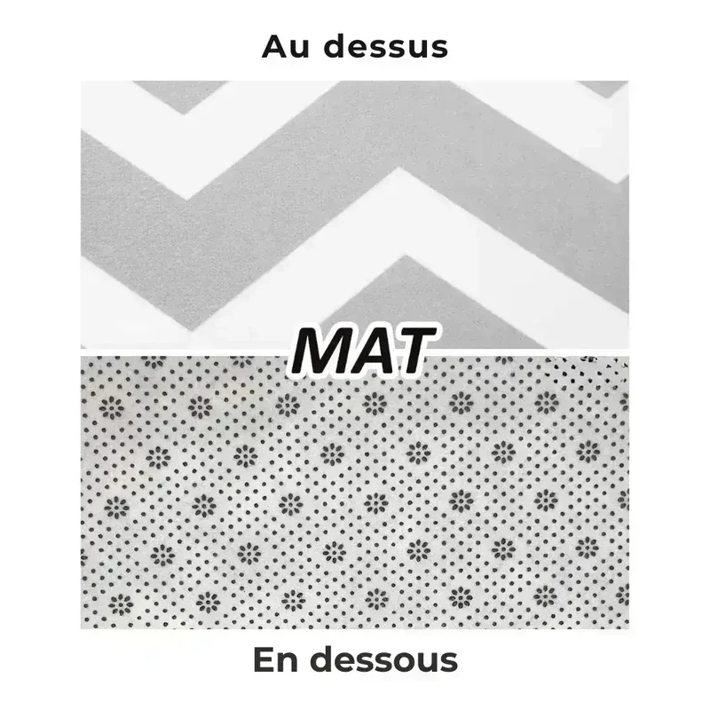 Tapis de sol rond motif zone interdite – Ø 40 à 140 cm