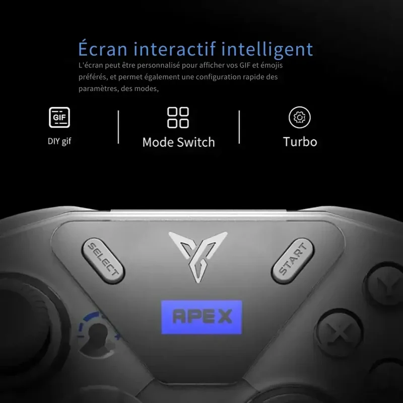 Flydigi Apex 4 – Manette switch Sans Fil Multiplateforme Ultra Réactive