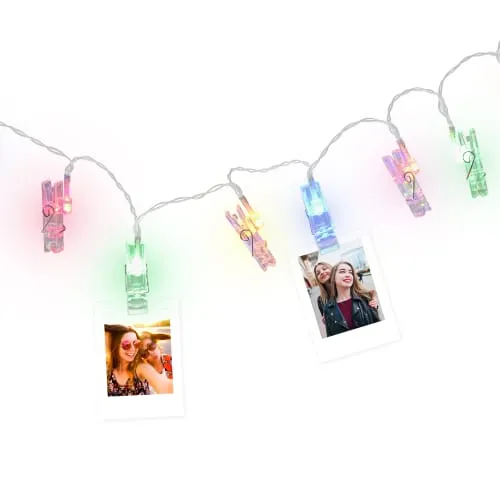 Guirlande photo LED 10 clips