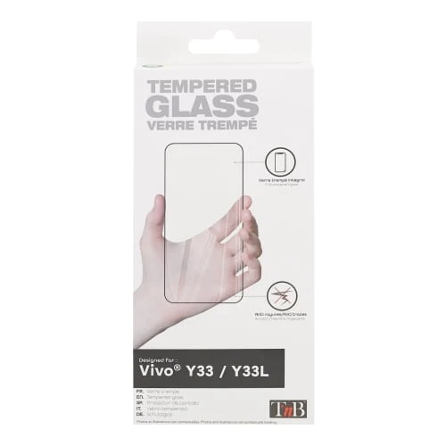 Protection intégrale en verre trempé pour Vivo Y33L