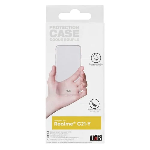 Coque souple transparente pour Realme C21 Y