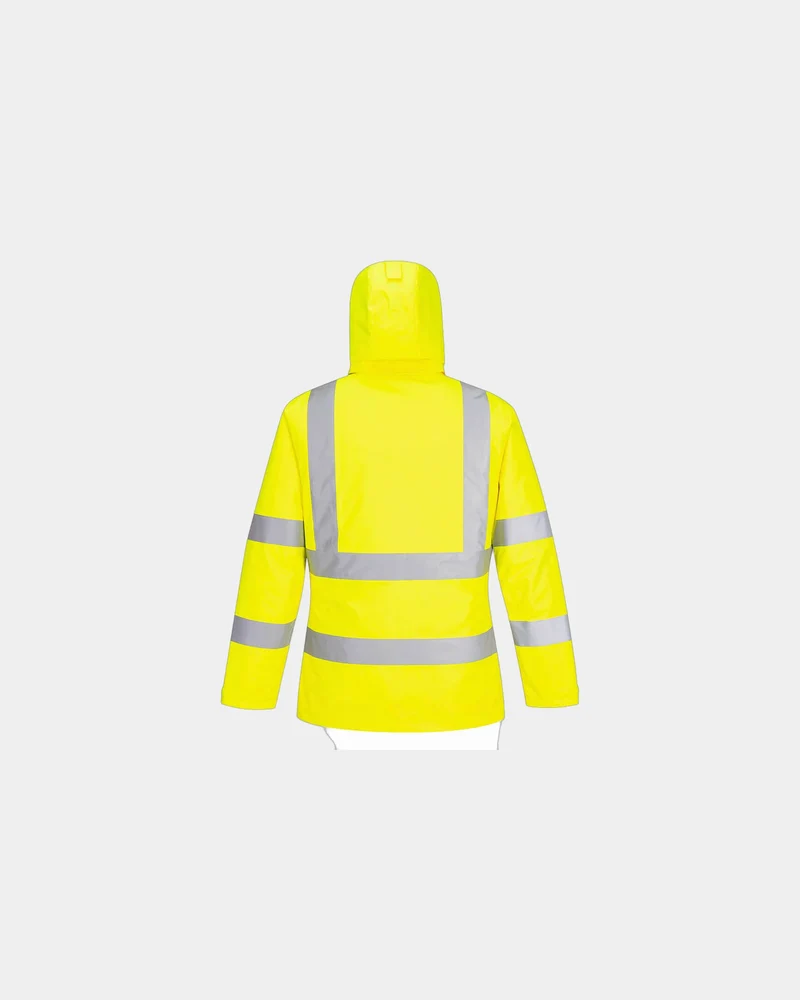 Parka hiver haute visibilité polyester recyclé à personnaliser