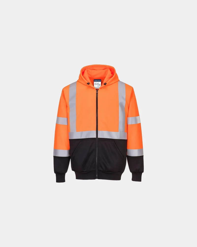 Sweat à capuche bicolore à personnaliser