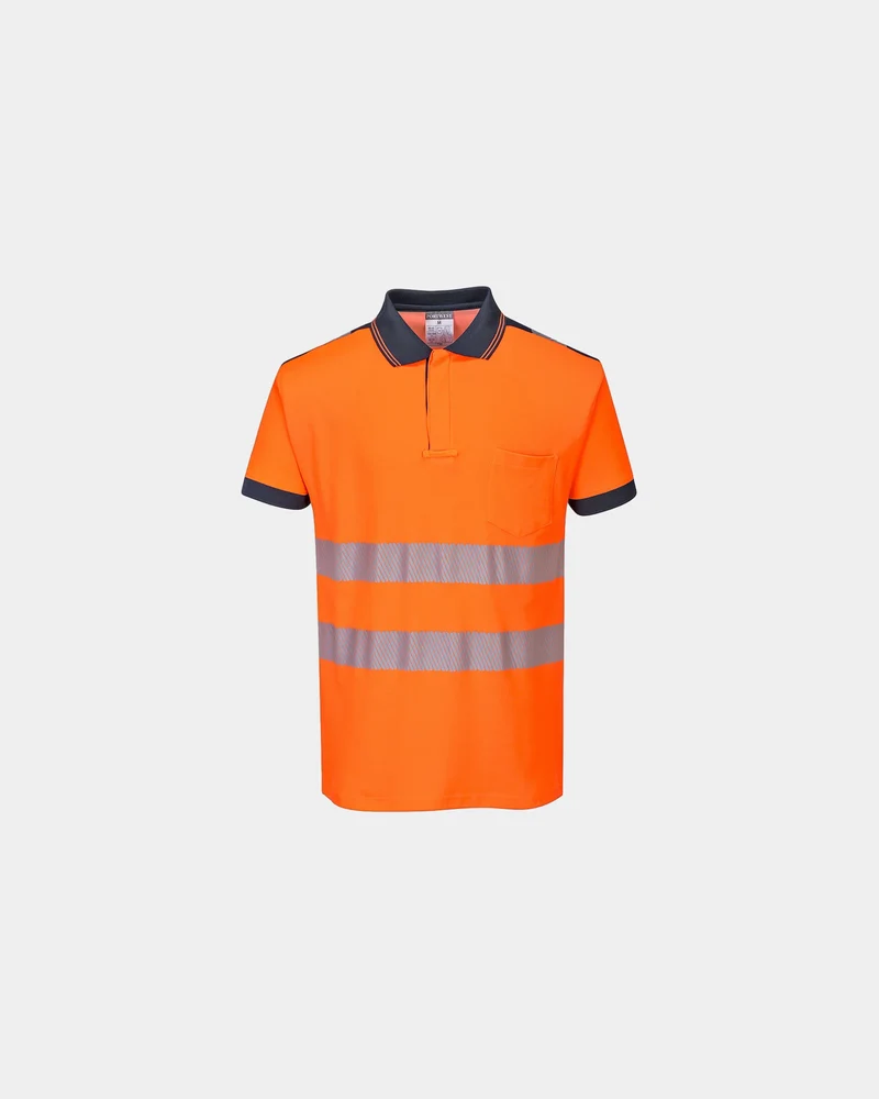 Polo coton respirant HV PW3 à personnaliser