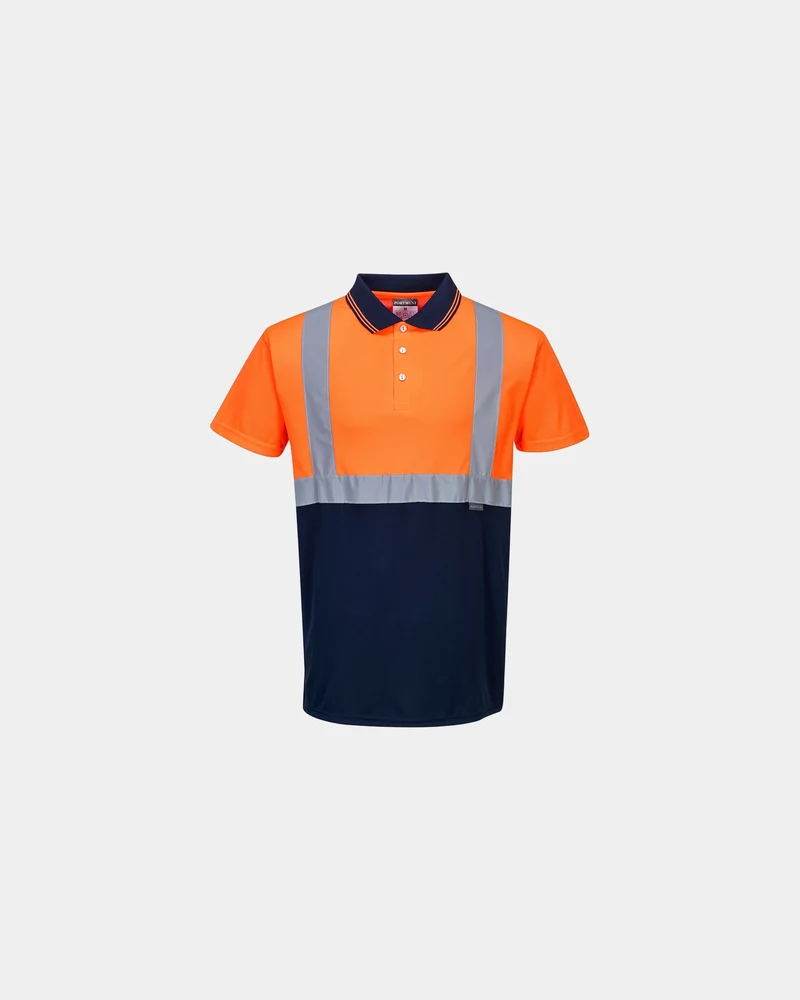 Polo HiVis Bicolore à personnaliser