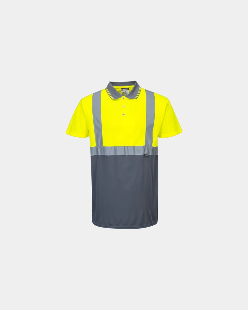 Polo HiVis Bicolore à personnaliser