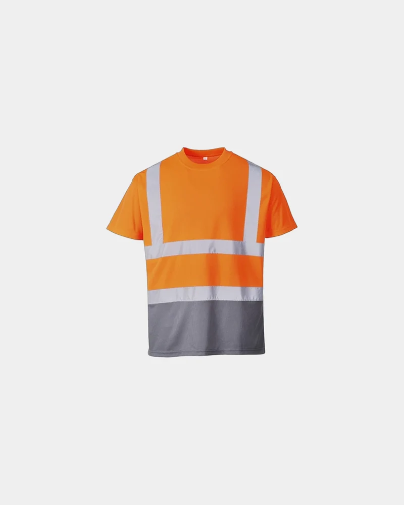 T-shirt bicolore à personnaliser