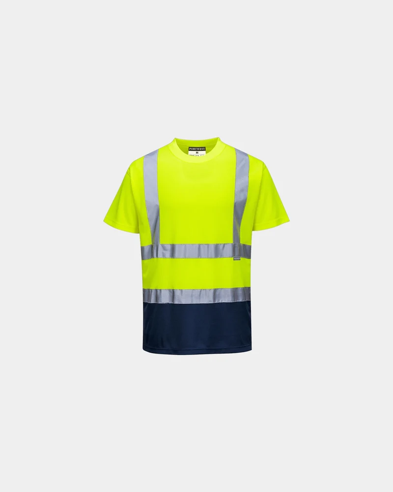 T-shirt bicolore à personnaliser