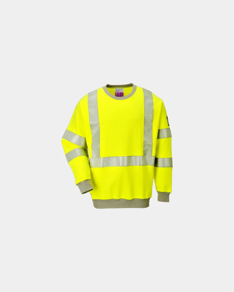 Sweatshirt haute visibilité à personnaliser