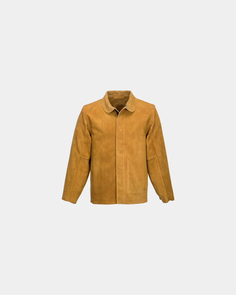 Veste de soudeur en cuir à personnaliser