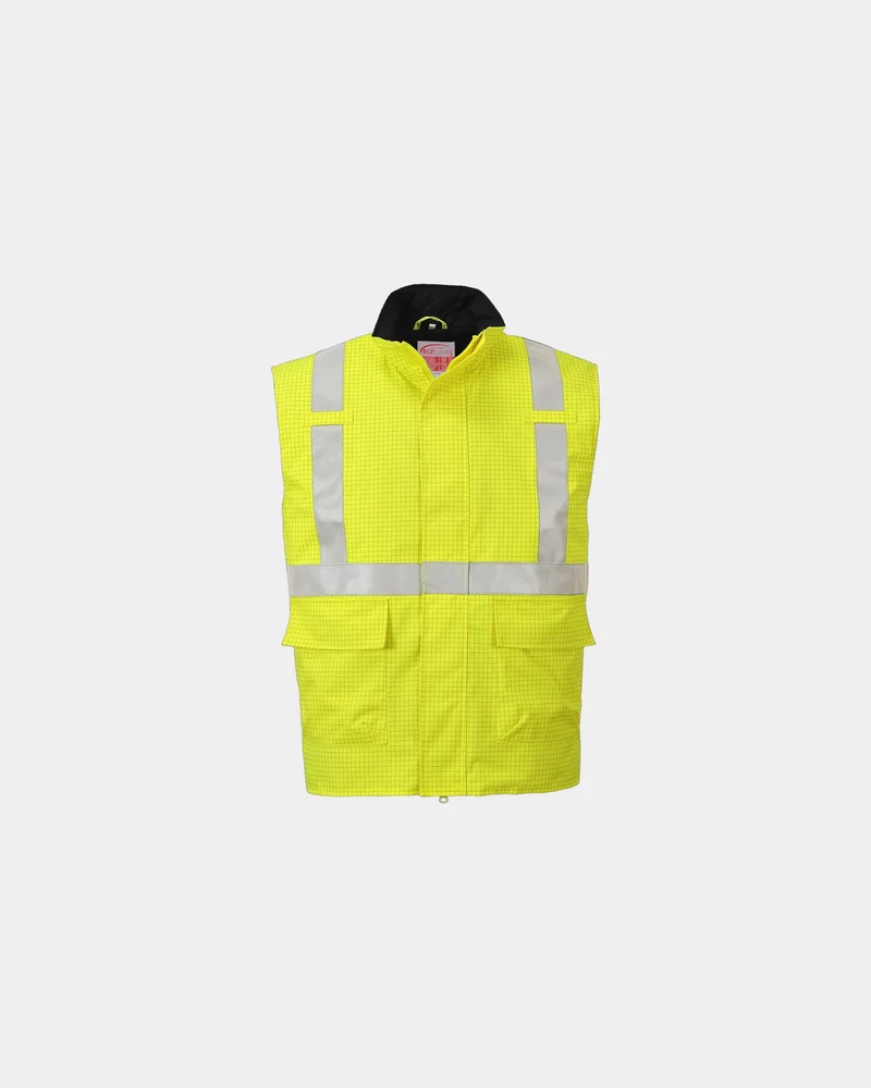 Bodywarmer haute visibilité à personnaliser