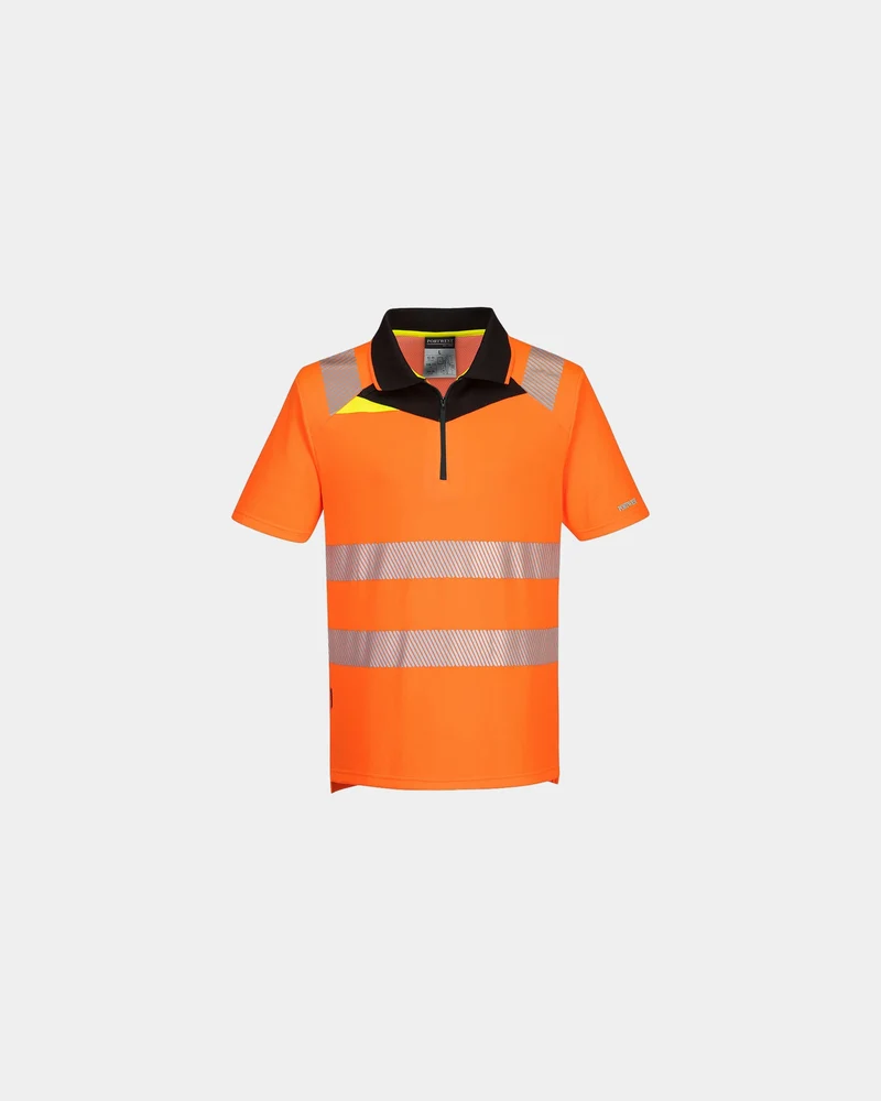 Polo haute visibilité polyester DX4 à personnaliser