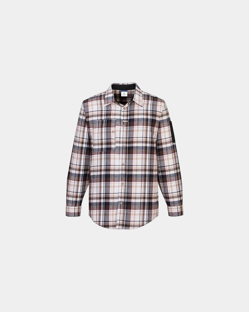 Chemise de travail à carreaux à personnaliser