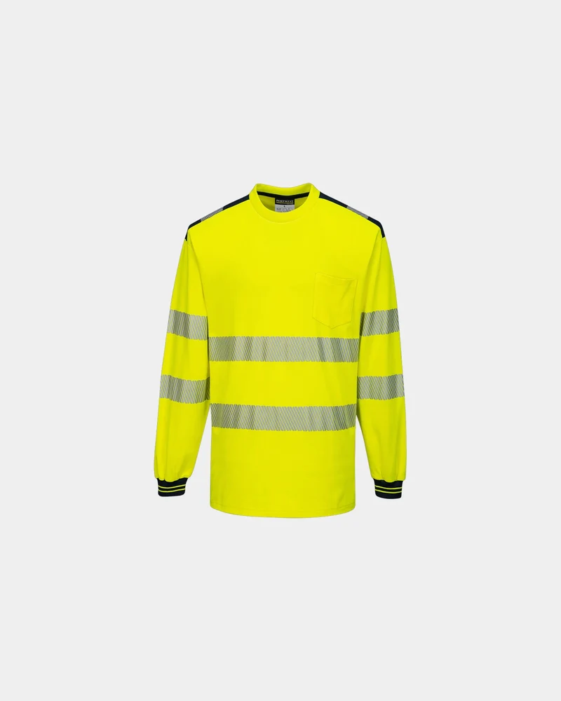 T-shirt haute visibilité coton PW3 à personnaliser
