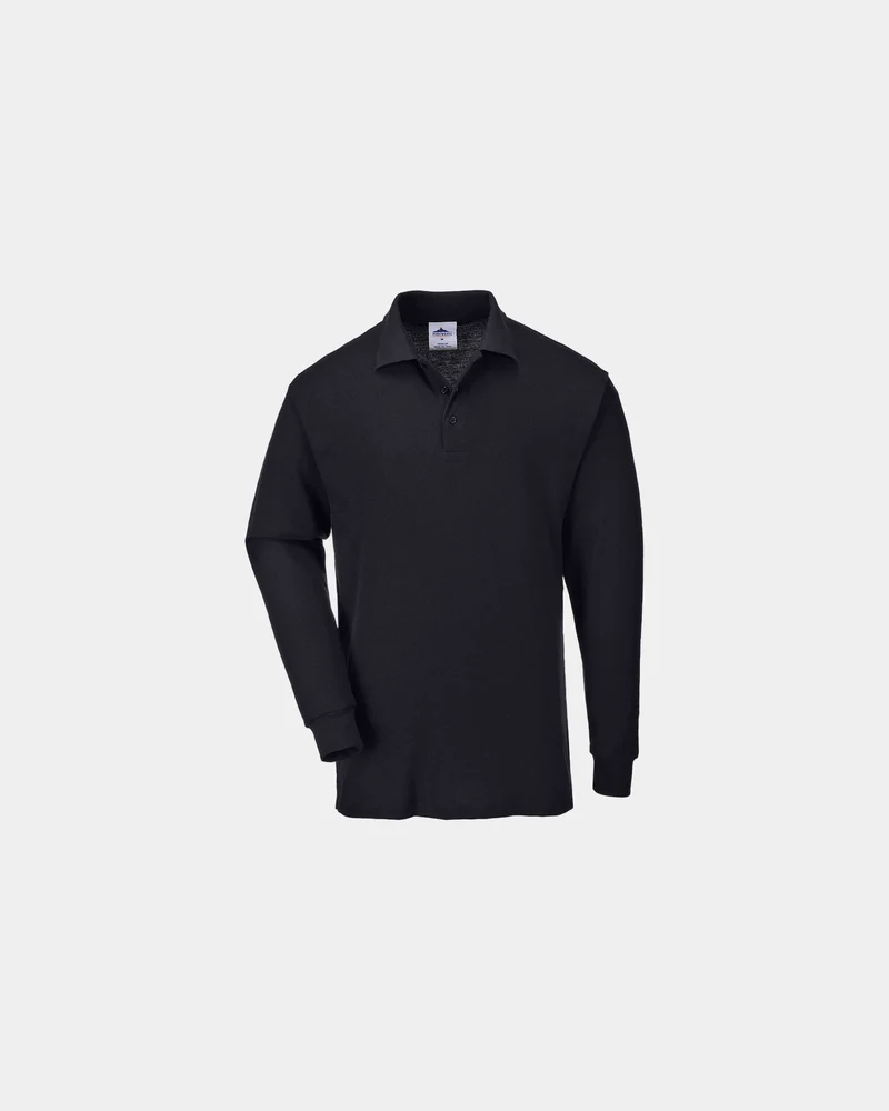 Polo manches longues coton polyester à personnaliser