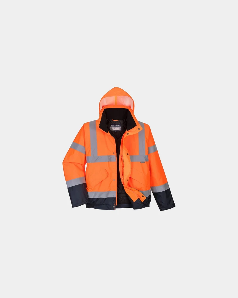 Blouson HV bicolore à personnaliser