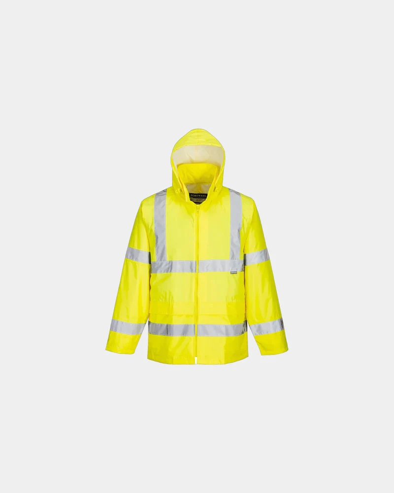 Veste de pluie étanche haute visibilité à personnaliser