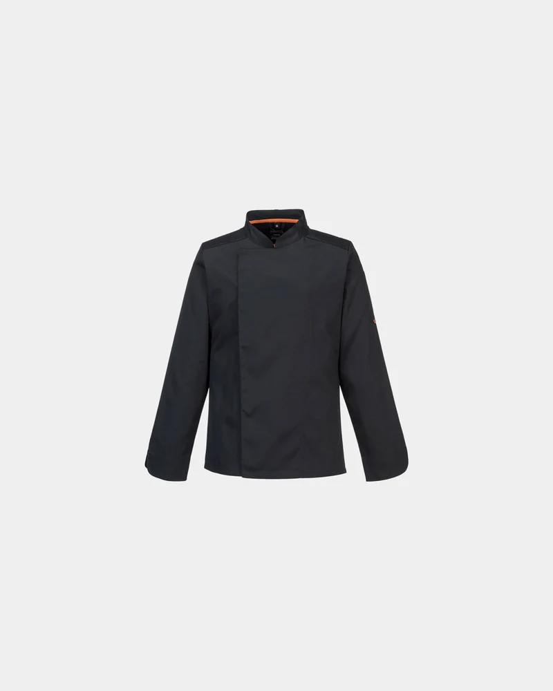 Veste cuisine polyester/coton personnalisable Meshair Pro L/S à personnaliser