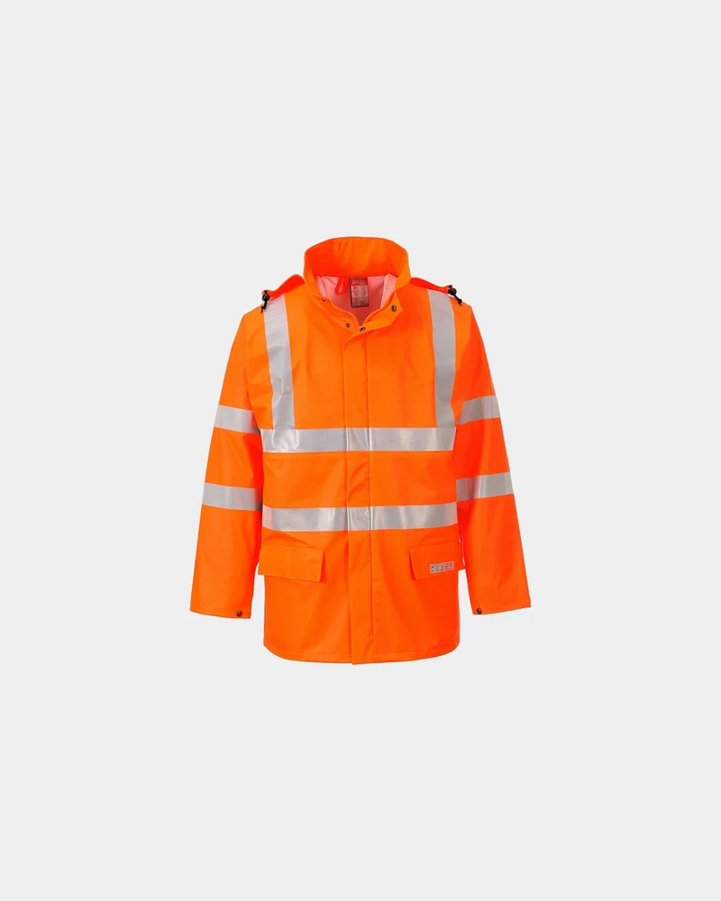 Veste de pluie imperméable HiVis FR à personnaliser