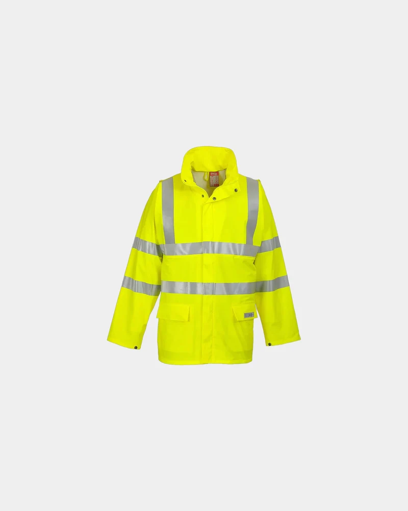 Veste de pluie imperméable HiVis FR à personnaliser