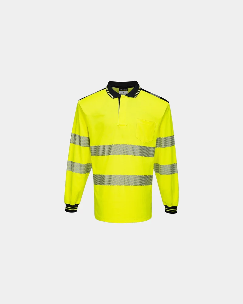 Polo haute visibilité coton PW3 à personnaliser