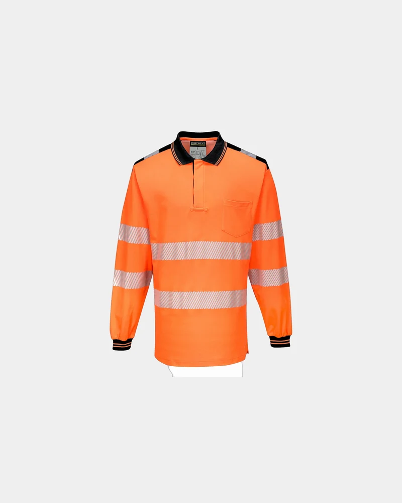Polo haute visibilité coton PW3 à personnaliser