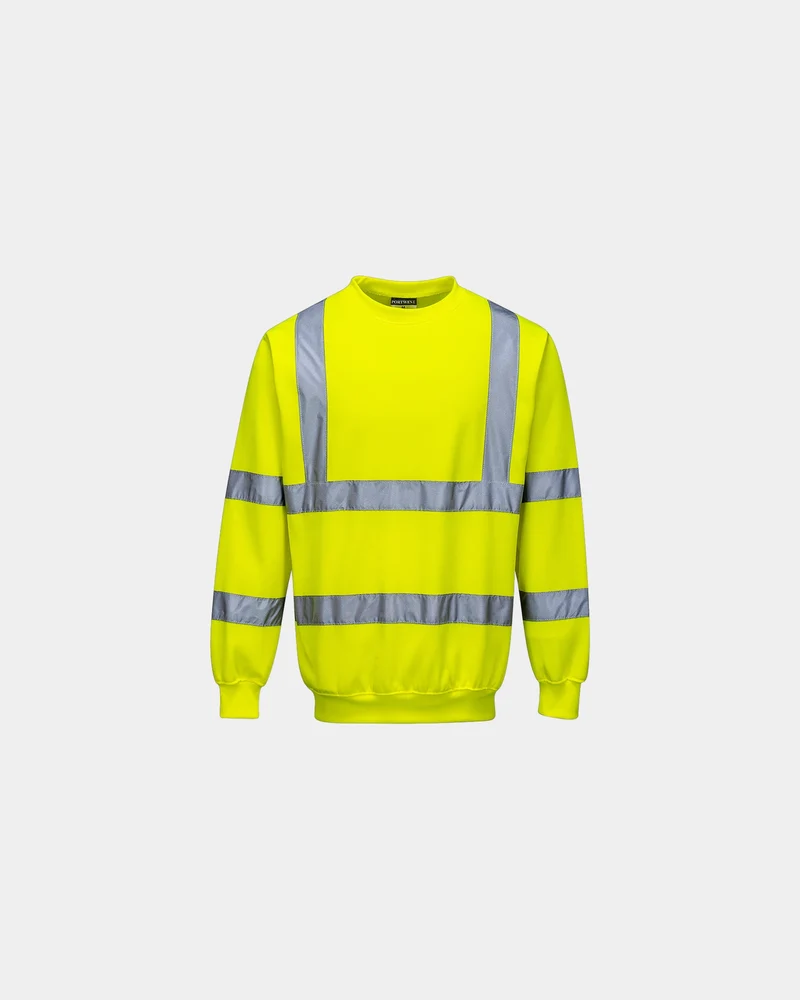 Sweatshirt haute visibilité à personnaliser