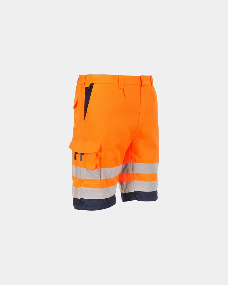 Bermuda HiVis poly-coton à personnaliser