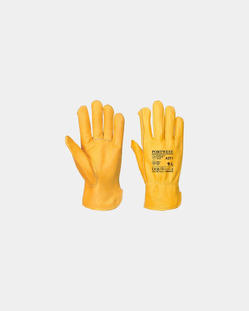 Gant cuir doublé à personnaliser