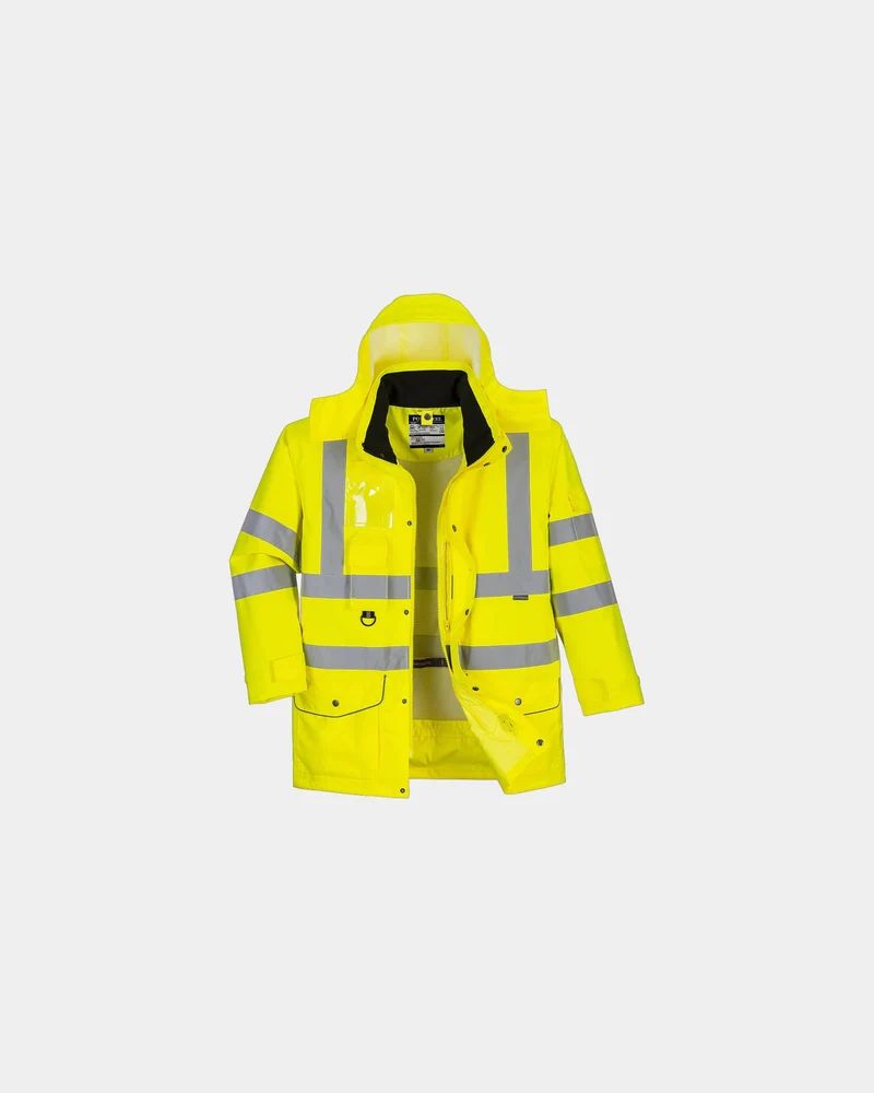 Parka imperméable Hi-Vis 4-en-1 à personnaliser