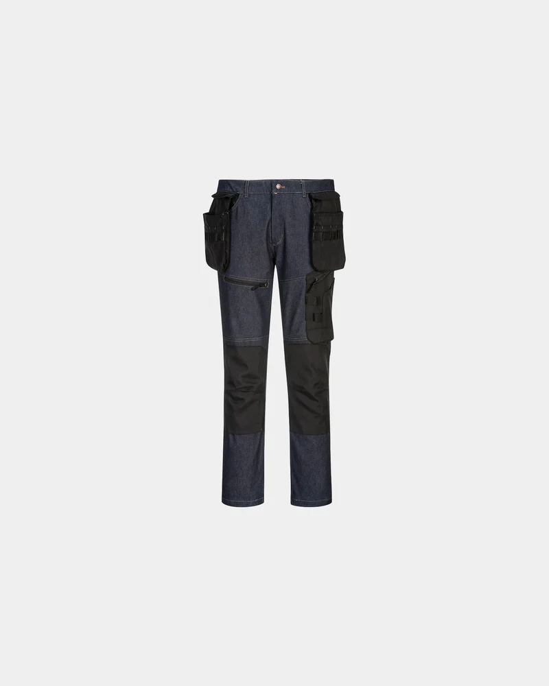 Pantalon en jean noir KX3 à personnaliser