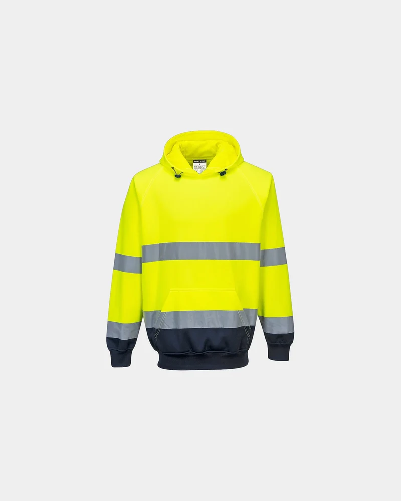 Sweat à capuche bicolore à personnaliser