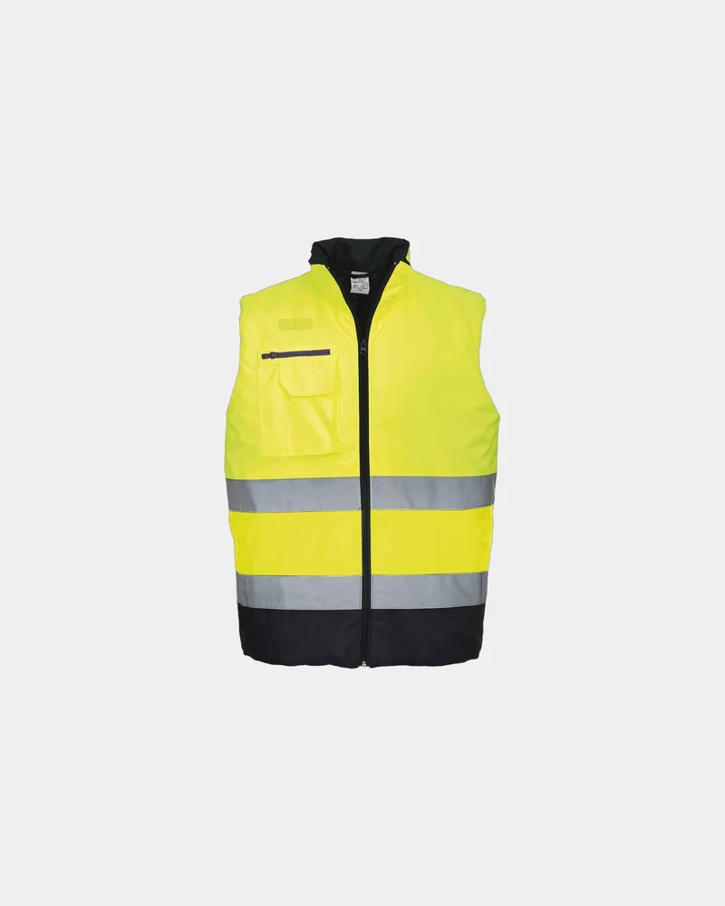 Gilet bodywarmer bicolore à personnaliser