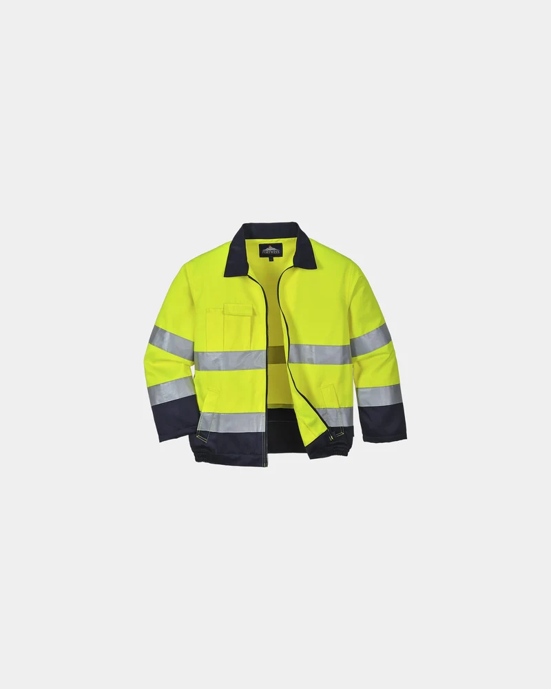Veste haute-visibilité polycoton Madrid à personnaliser