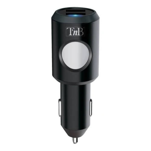Chargeur allume-cigare 2XUSB-A 30W quick charge avec système d'appel d'urgence