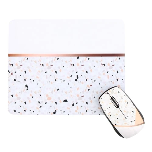 Bundle tapis de souris et souris sans fil TERRAZZO EXCLUSIV
